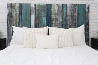 Handcrafted Headboard, Hanger Style, Industrial Mix, California King