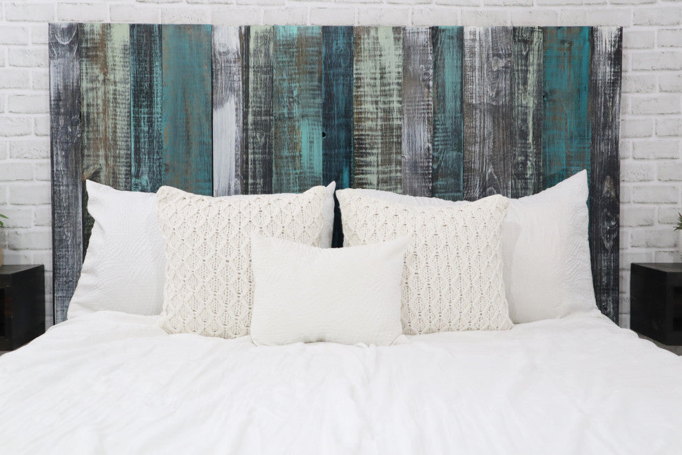 Handcrafted Headboard, Hanger Style, Industrial Mix, California King