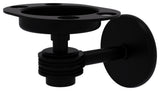 Satellite Orbit One Toothbrush Holder With Dotted Accents, Matte Black