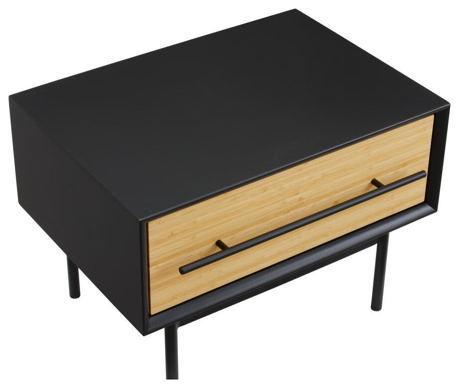 Greenington Santa Cruz 1 Drawer Nightstand | Wheat