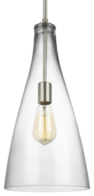Arilda 1-Light Pendant, Brushed Nickel