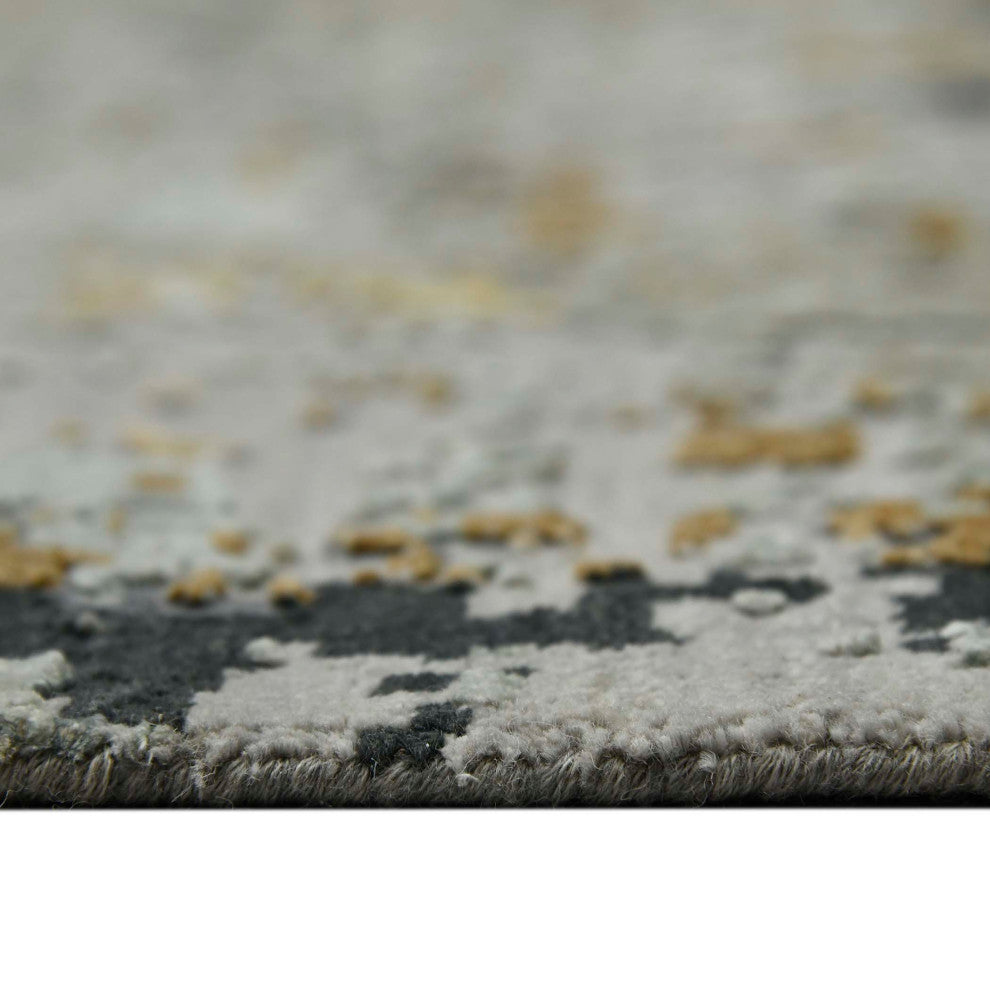 Majestic Graffi Area Rug, Blue, 10' x 14', Abstract