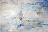 "Sunlight Paddling" Painting Print on Wrapped Canvas, 60"x40"