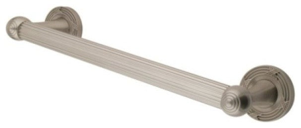 Kingston Brass Satin Nickel Georgian 12" Decorative Grab Bar DR910128