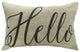 Hello Linen Pillow