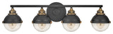 Fletcher 4-Light Bath Vanity in Black