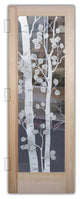 Interior Prehung Door or Interior Slab Door - Birch - Douglas Fir (stain...