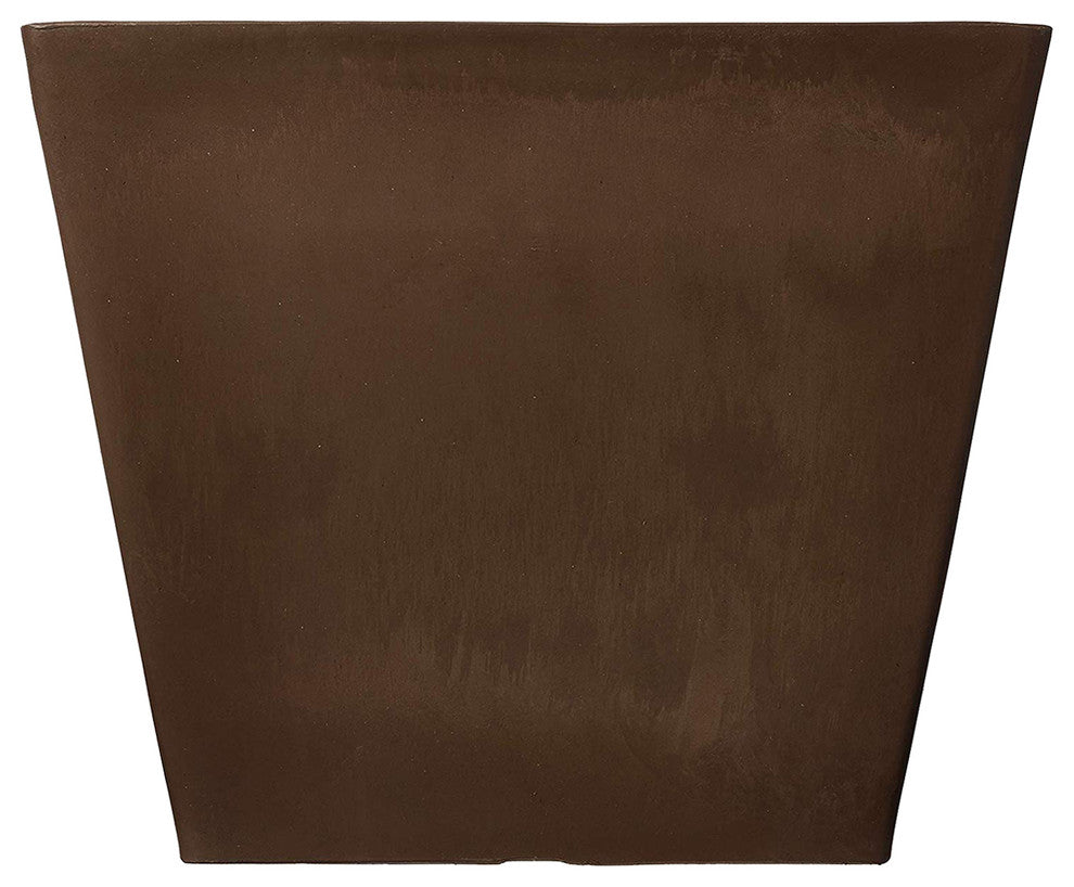 Simplicity Square Planter, Chocolate