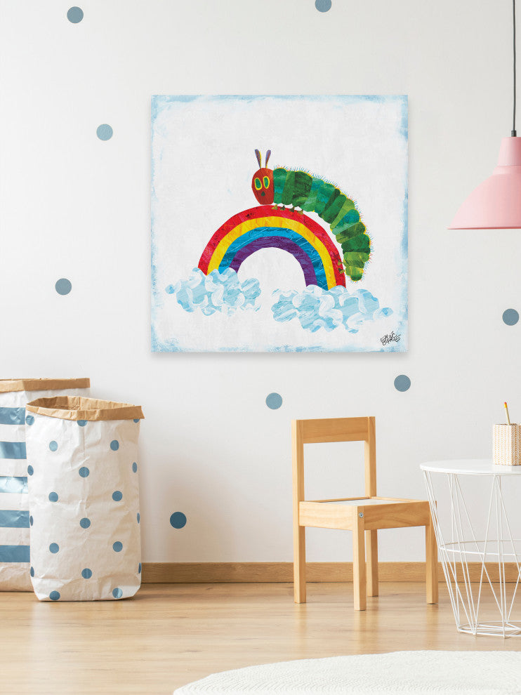 "Over the Rainbow" Painting Print on Wrapped Canvas, 32x32