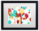 'Paint Party 4' Matted Framed Art, Black Frame, White Matte, 20x16