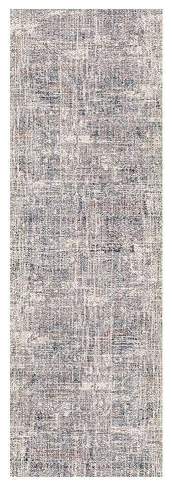 Vermont Erysse Runner, Gray, 2'7" x 8', Abstract