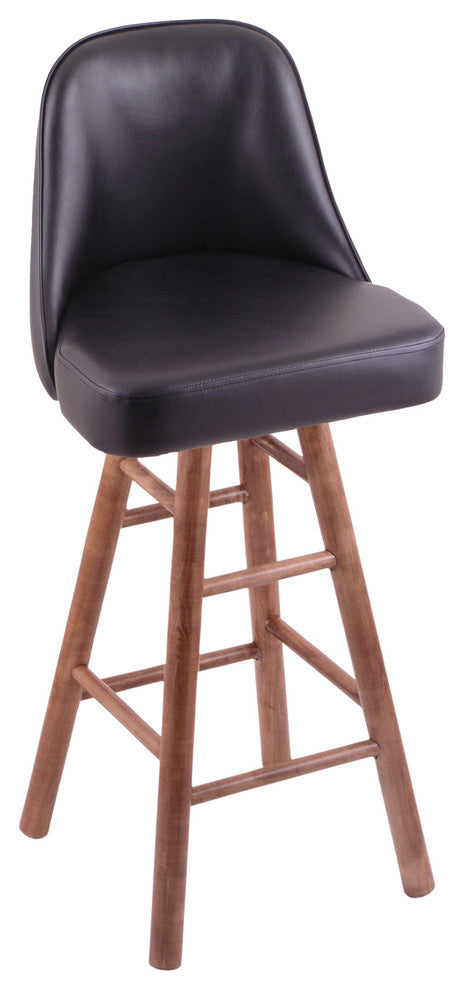 Holland Bar Stool, Grizzly Bar Stool, Smooth Maple Legs, Medium Finish