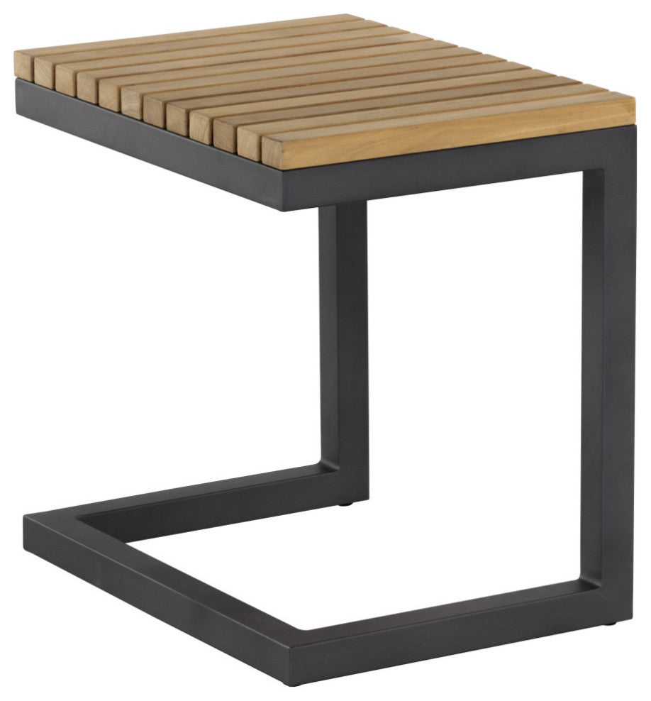 Geneve C-Shaped End Table