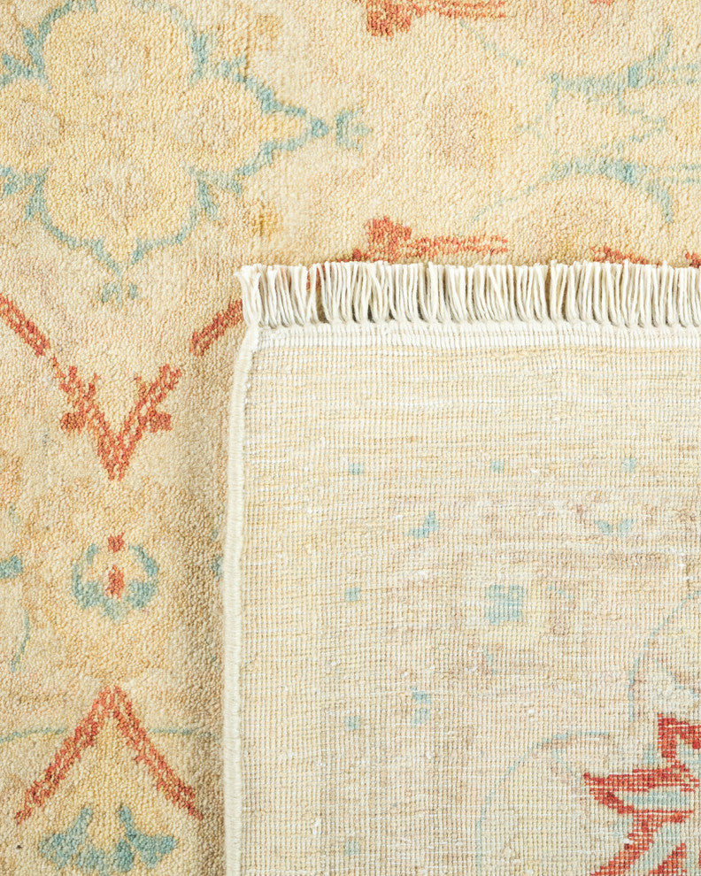 Adelaide, One-of-a-Kind Hand-Knotted Area Rug Ivory, 6'4"x8'8"