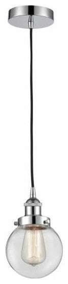 Innovations 616-1PH-PC-G202-6 1-Light Mini Pendant, Polished Chrome