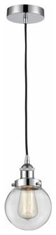 Innovations 616-1PH-PC-G202-6 1-Light Mini Pendant, Polished Chrome