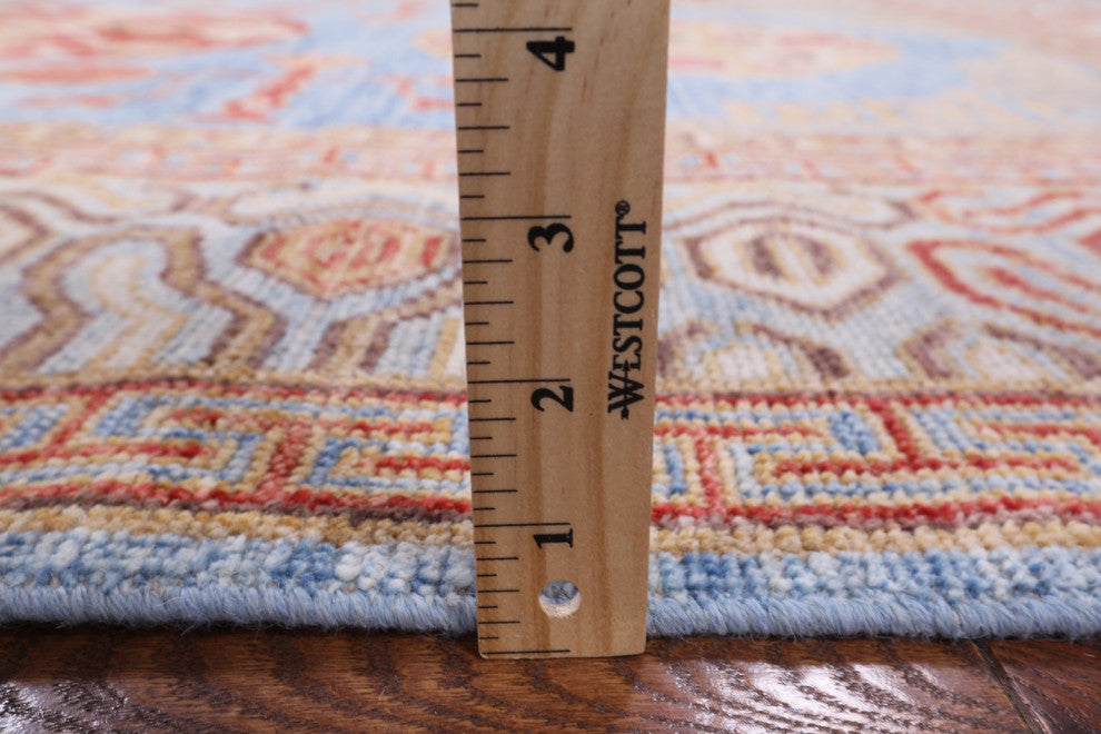 6' 3" X 9' 1" Khotan Hand-Knotted Wool Rug Q4424