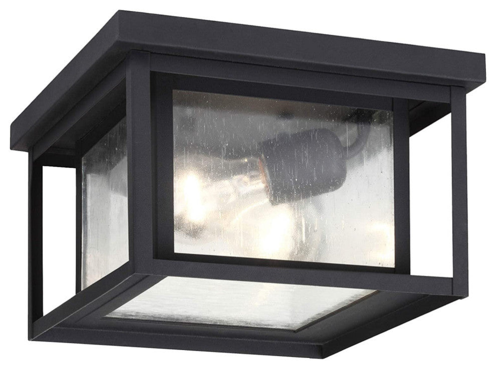 2 light ceiling flush mount industrual black ceiling light fixture