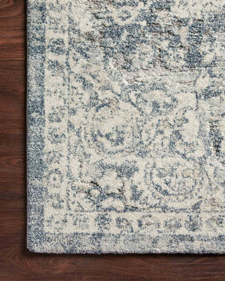 Theory THY-02 Ivory/Blue 5'3"x7'8" Area Rug