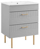 Daybreak 24" Bathroom Vanity, Light Gray