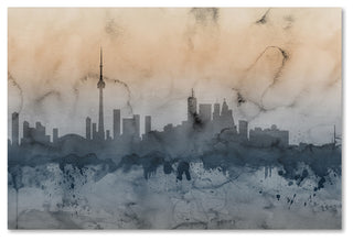 'Toronto, Canada Skyline' Canvas Art by Michael Tompsett