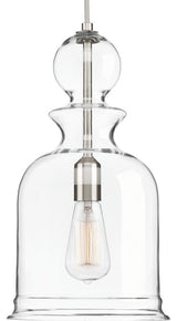 Progress Lighting P5333-09 Staunton 1-Light Pendant, Brushed Nickel