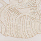 Single Cushion Cover Sofa Ivory & White 20"x20" Cotton Pearl - Royal Sea Shell