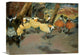 "Before the Performance" Stretched Canvas Giclee by Edgar Degas, 16"x12"