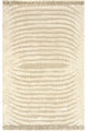 Riley Textured Shag Area Rug, Cream 10'x14'