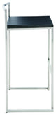 Genoa Bar Stool, Black, Counter Height