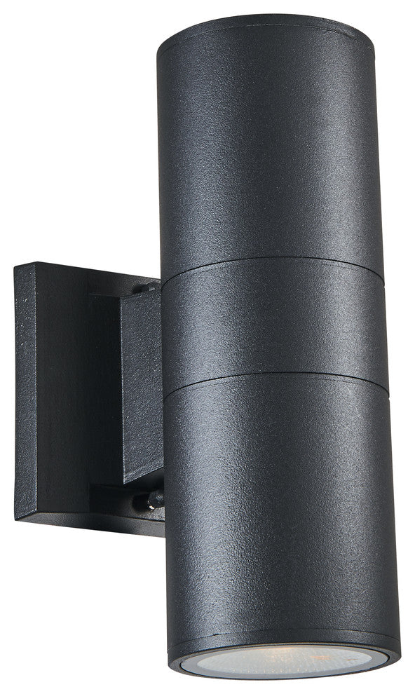 Simon Led Textured Black Outdoor/Indoor Wall Sconce 10"