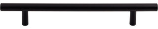 Top Knobs M990 Hopewell 6-5/16 Inch Center to Center Bar Cabinet - Flat Black