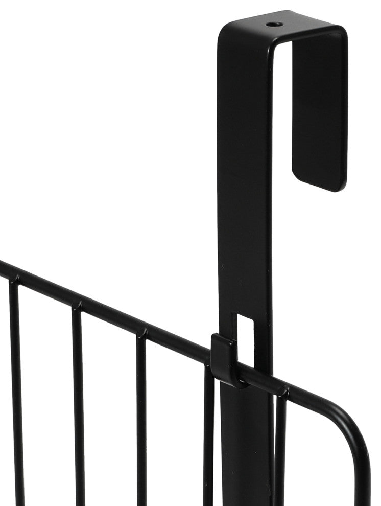 Over the Door Shallow Metal Basket
