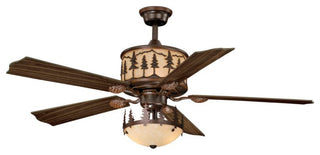 Yosemite 56-in LED Tree Ceiling Fan Burnished Bronze