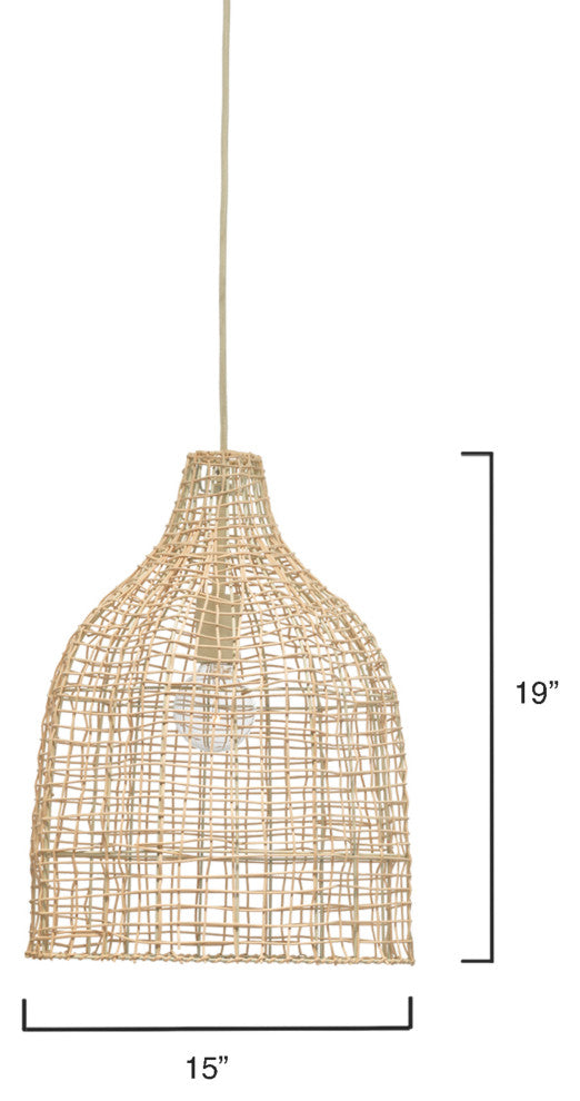 Whisper Rattan 1-Light Pendant