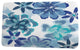 Floral Frolic Ani Floral Print Bath Mat, Blue, 21"x34"
