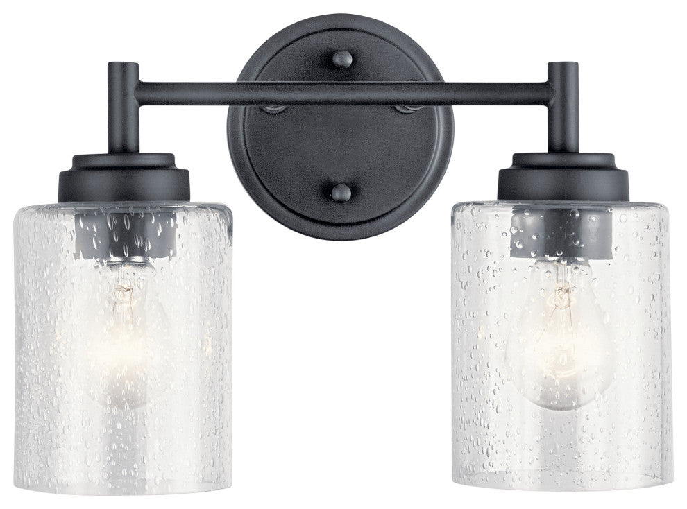 Winslow Black Bath 2-Light