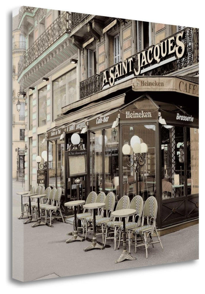 "St Jacques Paris" By Alan Blaustein, Giclee Print on Gallery Wrap Canvas