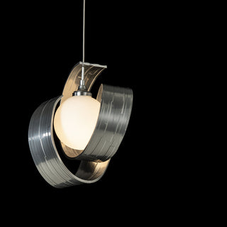 Riza Low Voltage Mini Pendant Sterling Opal Glass Standard