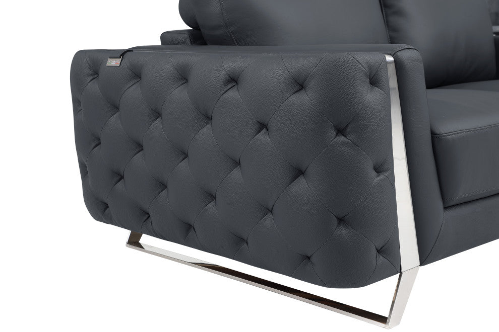 Leonardo Top Grain Italian Leather  Sofa