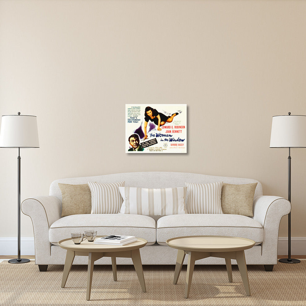 "The Woman In The Window   Directed By Fritz Lang   1944" Canvas Giclee, 30"x24"