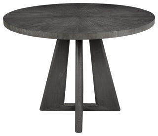 Uttermost Pulsar Round Gray Walnut Dining Table