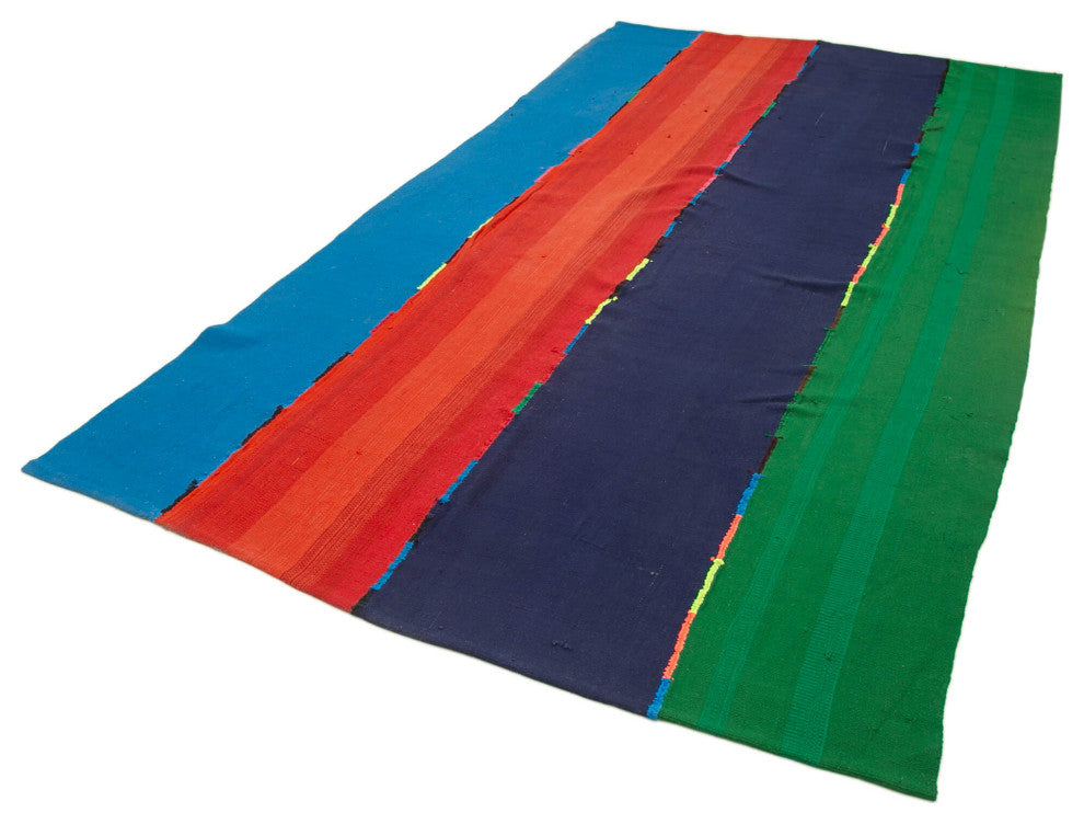 Rug N Carpet - Handwoven Turkish 5' 7'' x 10' 4'' Tribal Kilim Rug