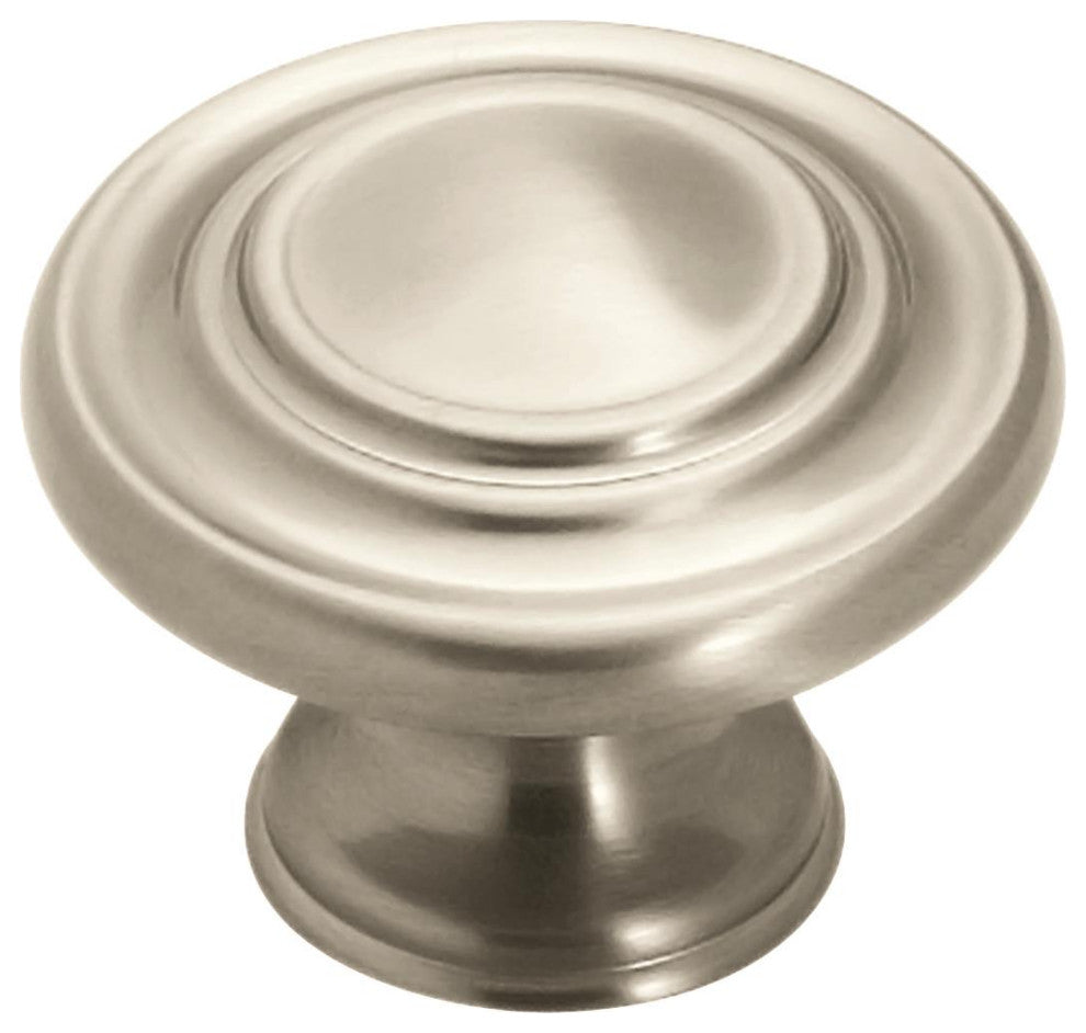 Amerock Inspirations Ring Cabinet Knob, Set of 10, Satin Nickel