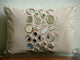 Beige Cotton Canvas 12"x18" Mirror Decorative Pillows Cover, Mirror Light