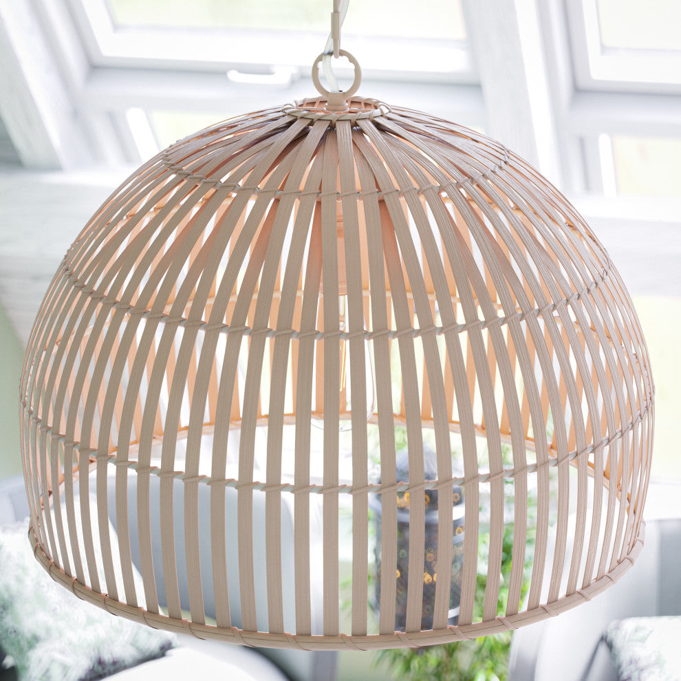 Kenroy MB00399NAT 1-Light Pendant, Moon