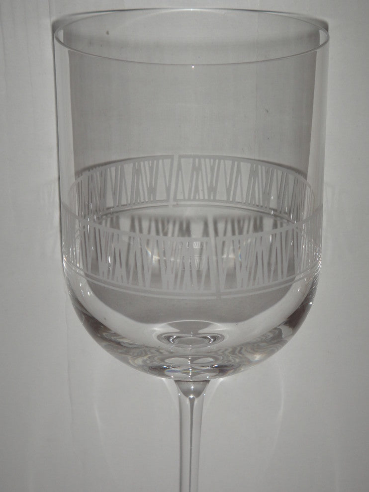 Wedgwood Vera Wang Modern Graphic Crystal Wine Glass Set of 4