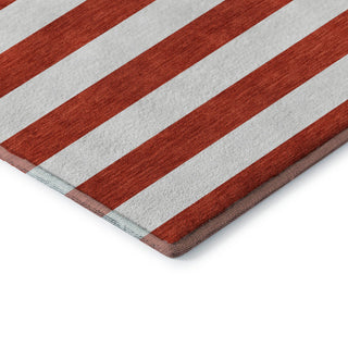 Premium Machine Washable Mayfield AMF528 Red 9' x 12' Rug