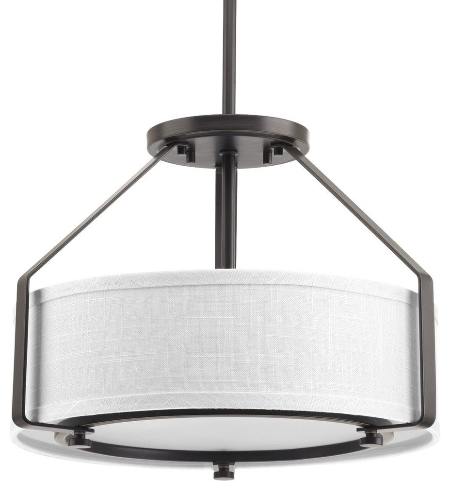Progress Lighting Ratio 3-Light Convertible, Antique Bronze