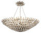 Crystorama 519-SA_CEILING, 8-Light Ceiling Mount, Antique Silver